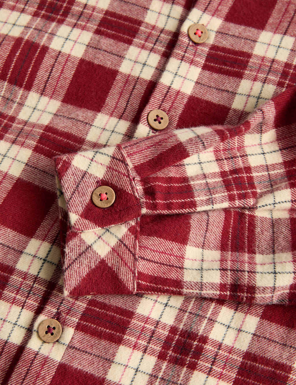 Burgundy strip short